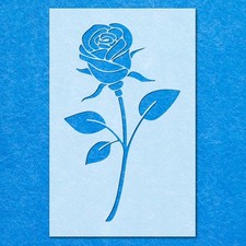Rose Flower Stencil: Mylar Airbrush Wall Art Painting Crafts  - 190 Micron, DIY