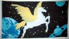 PEGASUS FLAG 5' x 3' Winged