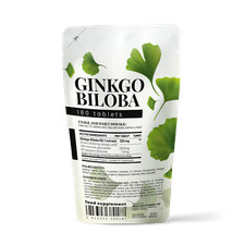 Ginko Biloba Ginkgo Biloba 6000mg Tablets - Memory, Focus, Blood Circulation UK