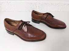 Loake Fontwell Leather Derby Formal Shoes Brown - Size 8.5