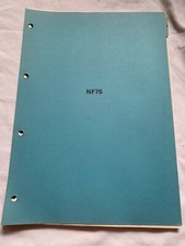 HONDA NF75 GENUINE ORIGINAL BLUE FACTORY WORKSHOP MANUAL