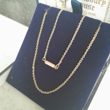 Antique 9ct Gold Chain With Barrel Clasp. 17 inch 