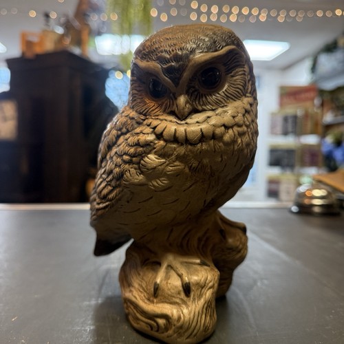 Poole pottery stoneware owl - pottery,