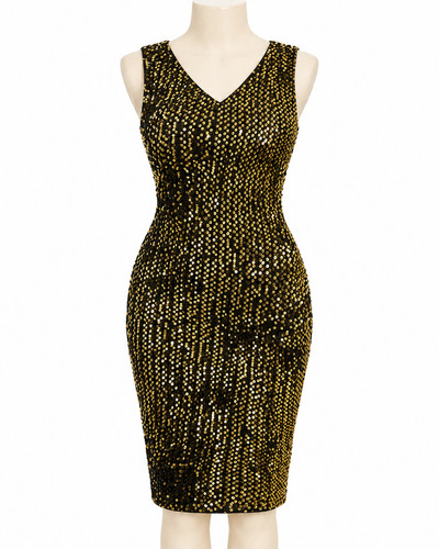Grace karin women - 50s, v-neck