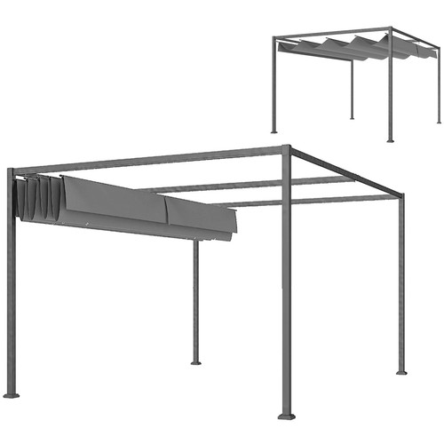 Metal pergola gazebo - x,