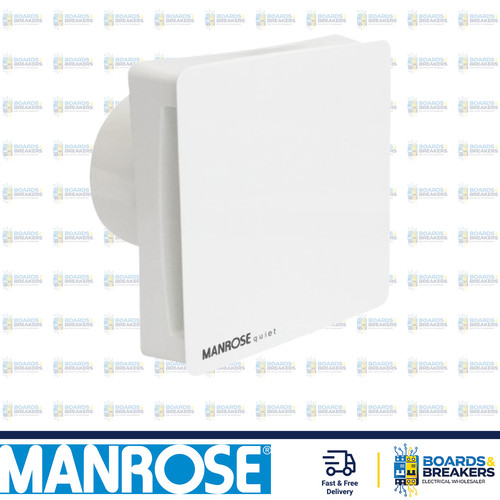 Manrose cqf100t quiet fan - manrose,