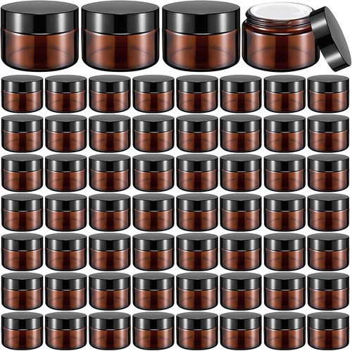 60pcs 30ml amber glass - 60pcs,