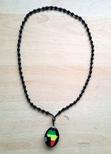 Handcrafted African Beaded Pendant Necklace – Handmade Statement Jewellery