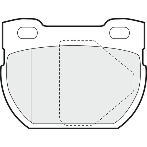 Brake pads set - pads, land