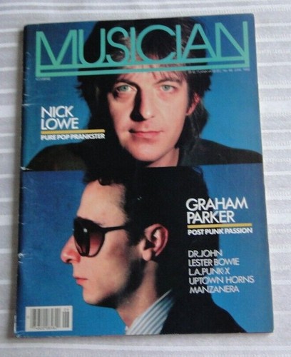 Vintage magazine musician 1982 - magazine,