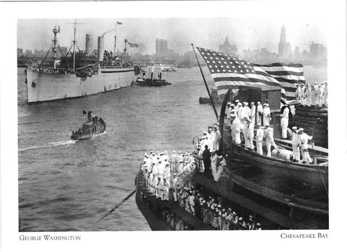Postcard george washington - postcard,