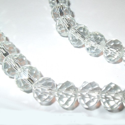 Rondelle beads faceted - beads,