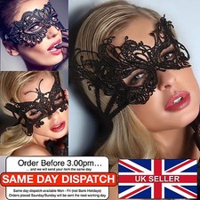 Stunning Venetian Masquerade Lace Eye Mask Halloween Party Sexy Fancy Dress UK