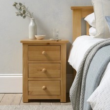 Oakley pine bedside - 2x,