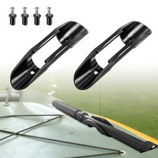 2Pcs Kayaks Paddle Holder Clip Kayaks Deck Mounted Oars Keeper Fixing Hardware