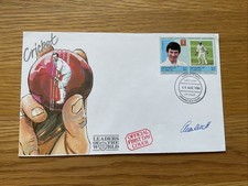 ALAN KNOTT - LEGENDARY ENGLISH WICKET KEEPER - 1984 SIGNED FIRST DAY COVER