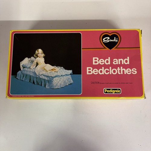 Sindy bed bedclothes - bed, &