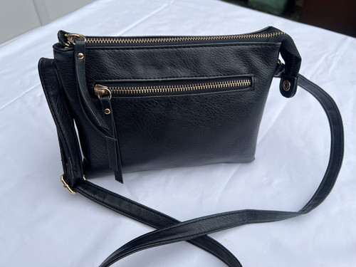 Matalan black faux - faux, leather