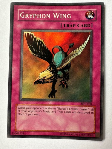 Yugioh gryphon wing sdp 050 - gryphon,