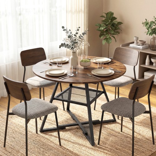 Homcom round dining table for - round,