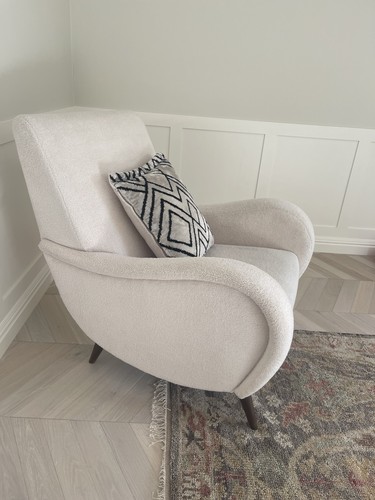 White modern accent - white,