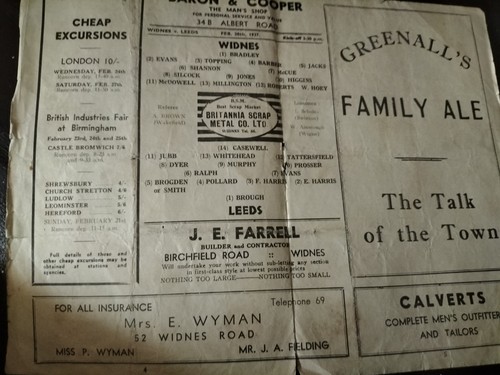 Vintage pre war rugby - pre, league