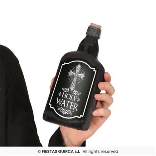 Halloween holy water bottle - halloween,