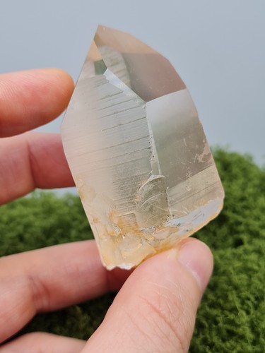 Rough tangerine lemurian - tangerine,
