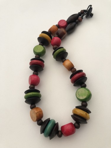 Multicolour chunky beaded - multicolour,
