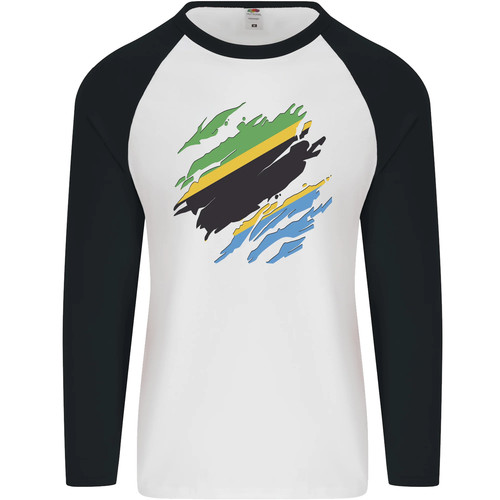 Torn tanzania flag - torn,