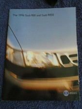 Saab 900 & 9000 Car Brochure 1996 CS CSE CD CDE Aero Griffin  8026F
