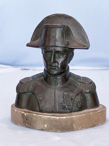 19th bronze bust france - c,