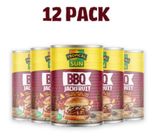 Tropical Sun BBQ Jackfruit 400g (Pack of 12)| Vegan &Vegetarian | ON SALE