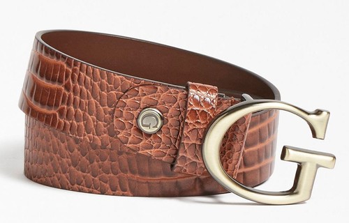 Guess raffie croc gold logo - raffie,