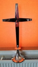 SHRINE: Large 61.5cms silver-plated church altar cross