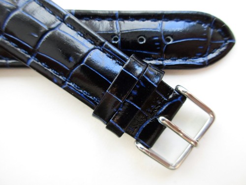 Midnight blue alligator - blue,