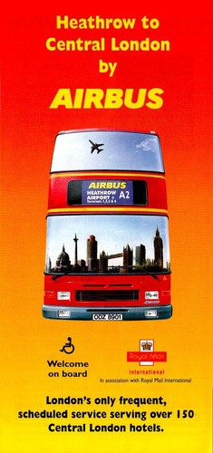 Airbus london bus - london, timetable