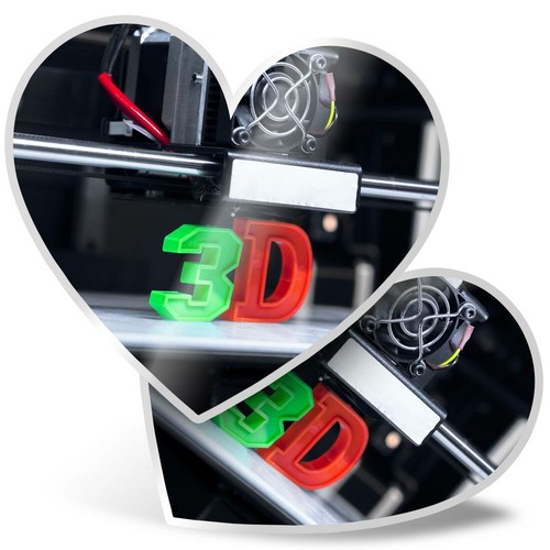 Heart stickers 3d - 2,