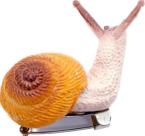 Unique garden snail badge - unique,