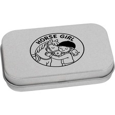 'Horse Girl' Metal Hinged Tin