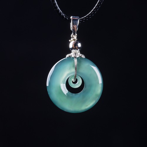Natural myanmar jadeite donut - natural,