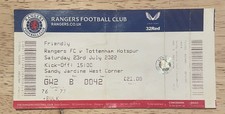 Match Ticket - Rangers V