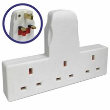 3 Way Triple Gang UK 3 Pin