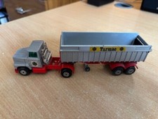 Matchbox Super Kings - K18 Ford LTS Articulated Tipper Truck (1973) Tarmac K-115