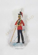 16th Queens Royal Lancers,  digital print