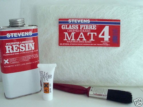 Fibreglass repair kit grp - repair,