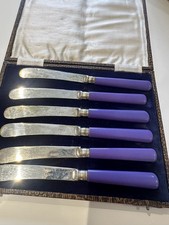 Set of six Art Deco Bakelite