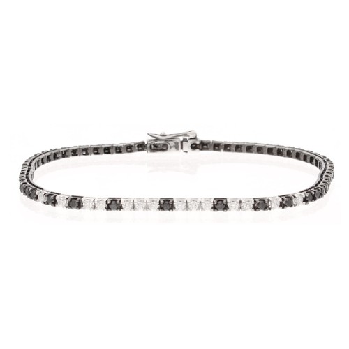 Carat white gold tennis - 18,