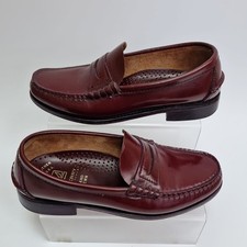 Sperry Top Sider Men’s Chestnut Brown Leather Loafers Slip On Shoes Size UK 7