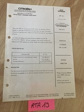 Citroën Technical Note 1976